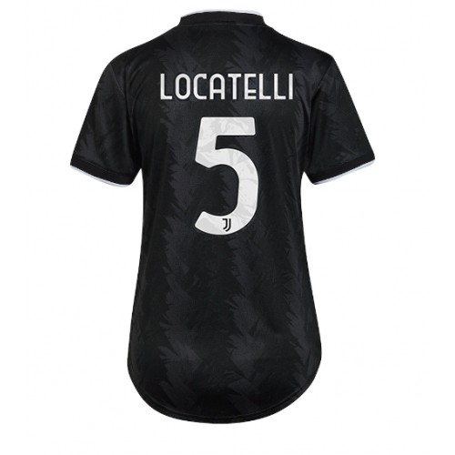 Fotbalové Dres Juventus Manuel Locatelli #5 Dámské Venkovní 2022-23 Krátký Rukáv